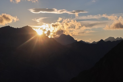 Argentera par le refuge Remondino, depuis le Boreon