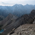 Vallon des Houerts, Lac Vert, Aiguilles et Bec de Chambeyron