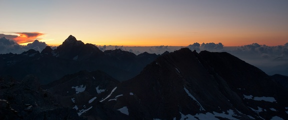 Monte Viso à l'aube