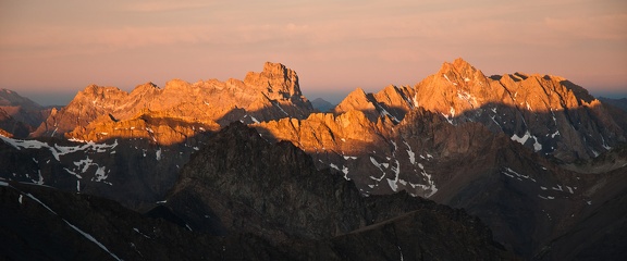 Le Brec et les Aiguilles de  Chambeyron