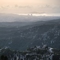 Marseille en contrejour, depuis la chaîne de l'Etoile