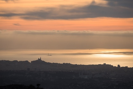 Marseille depuis le Mont Julien