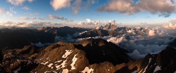 Le Viso et le vallon du Loup