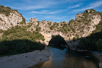 Les Gorges de l'Ardèche en canoë