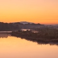 Lever de soleil sur la Durance