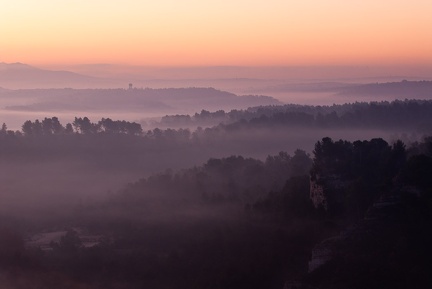 Lever de soleil sur le Pays d'Aix