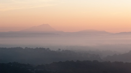 Lever de soleil sur le Pays d'Aix