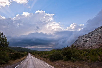 Orages autour de Sainte-Victoire