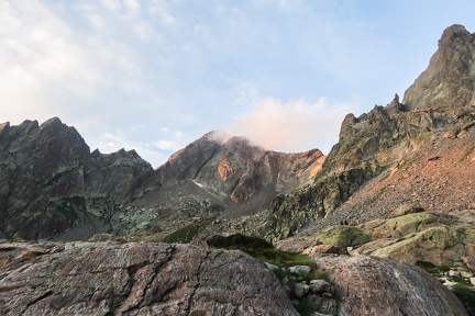 Argentera par le refuge Remondino, depuis le Boreon