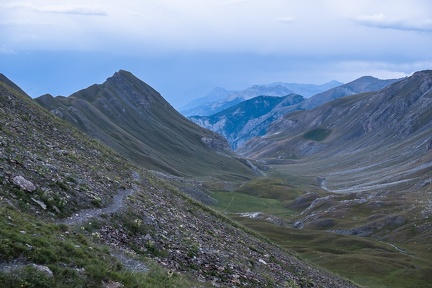 Au col de Serenne, vers le vallon Laugier