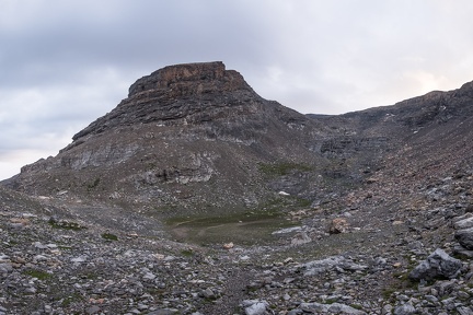 En montant vers la Mortice Sud