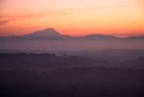 Lever de soleil sur le Pays d'Aix