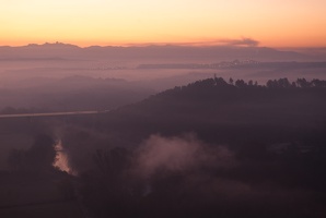 Lever de soleil sur le Pays d'Aix