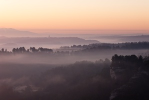 Lever de soleil sur le Pays d'Aix