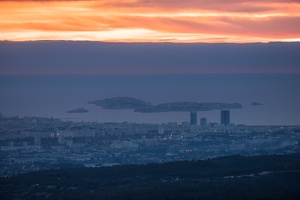 Marseille depuis le Mont Julien