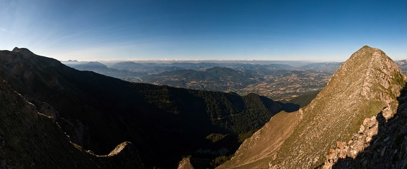 Le Piolit en traversée par l'Aiguillette