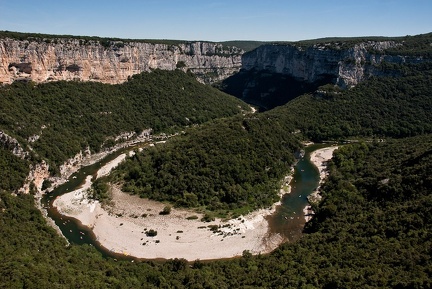 Les Gorges de l'Ardèche en canoë