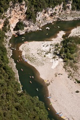 Les Gorges de l'Ardèche en canoë