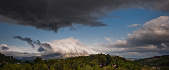 Orages autour de Sainte-Victoire