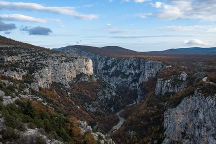 L'automne dans les Gorges