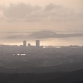 Marseille en contrejour, depuis la chaîne de l'Etoile