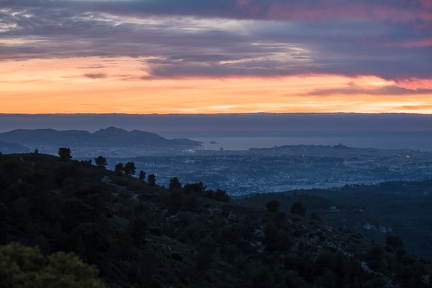 Marseille depuis le Mont Julien