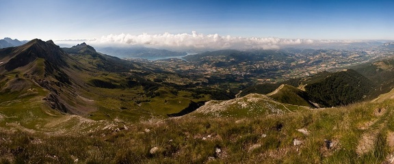 Le Piolit en traversée par l'Aiguillette