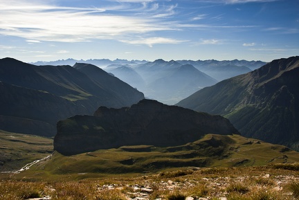 Traversee du lac du Distroit au col des Tourettes