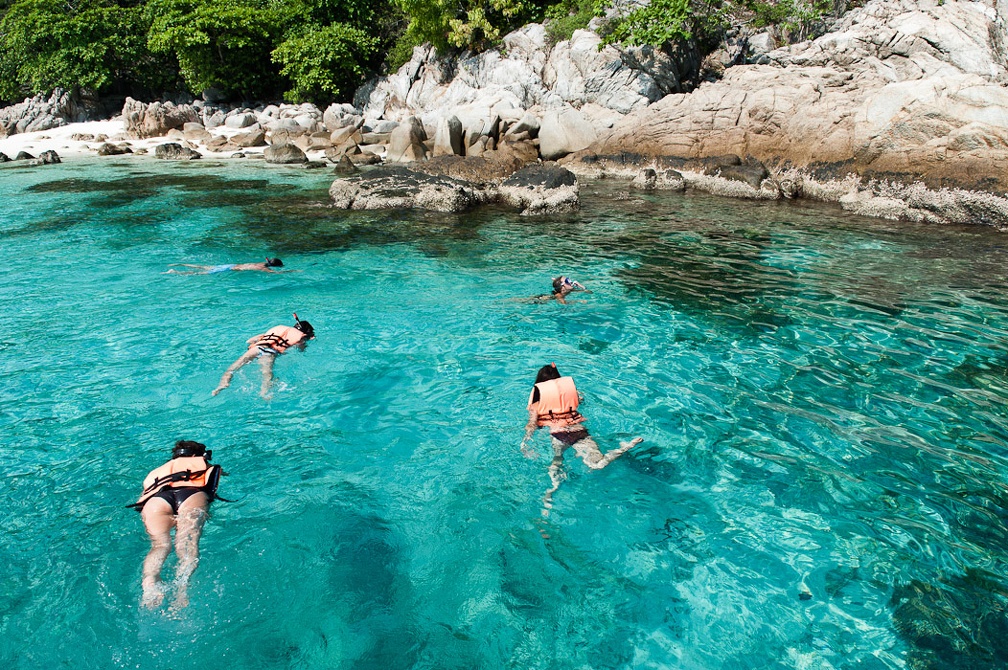 Snorkeling dans les petites iles