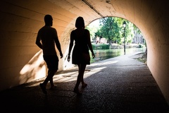 Promenade sur les quais de l'Ill