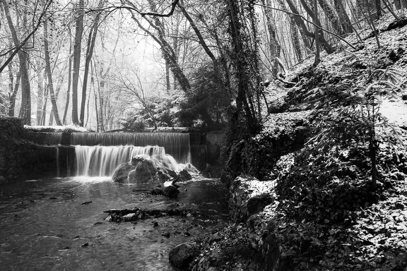 La cascade du Pavillon de Chasse