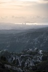 Marseille en contrejour, depuis la chaîne de l'Etoile