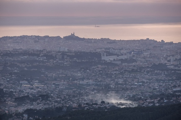 Marseille depuis le Mont Julien