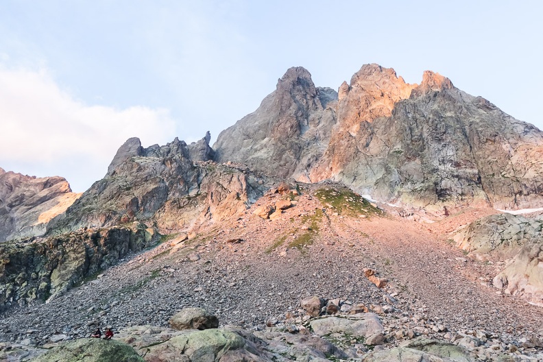 Argentera par le refuge Remondino, depuis le Boreon