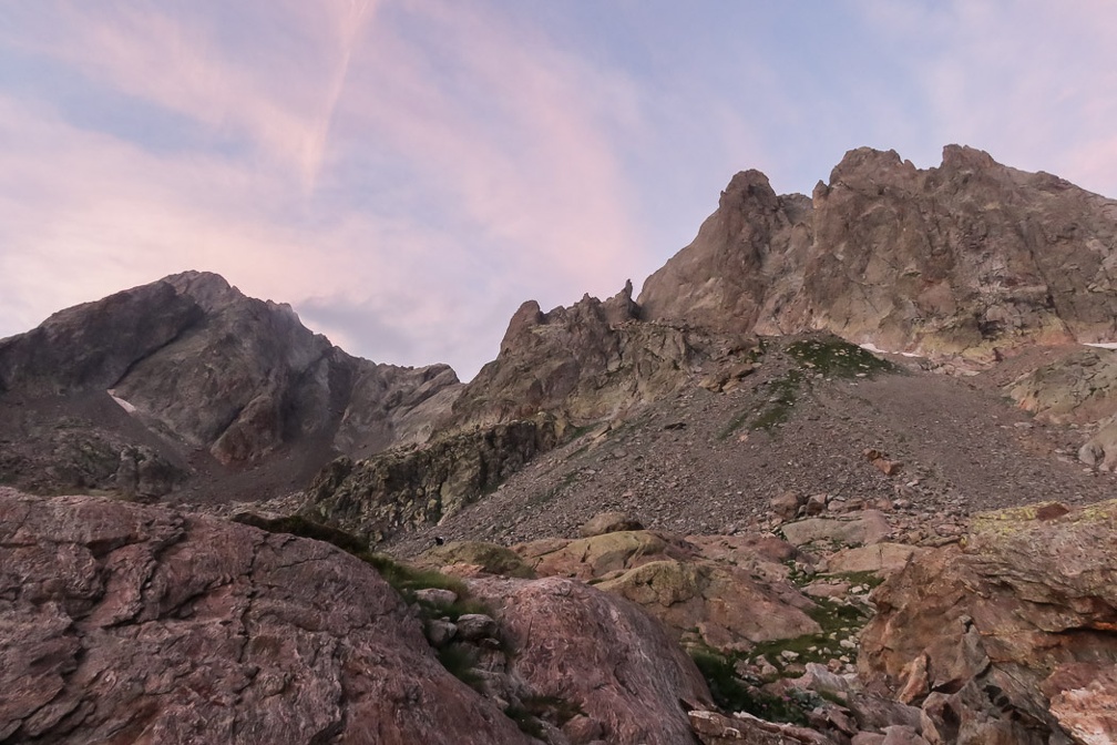 Argentera par le refuge Remondino, depuis le Boreon