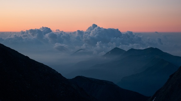 Nuages sur la plaine du Pô