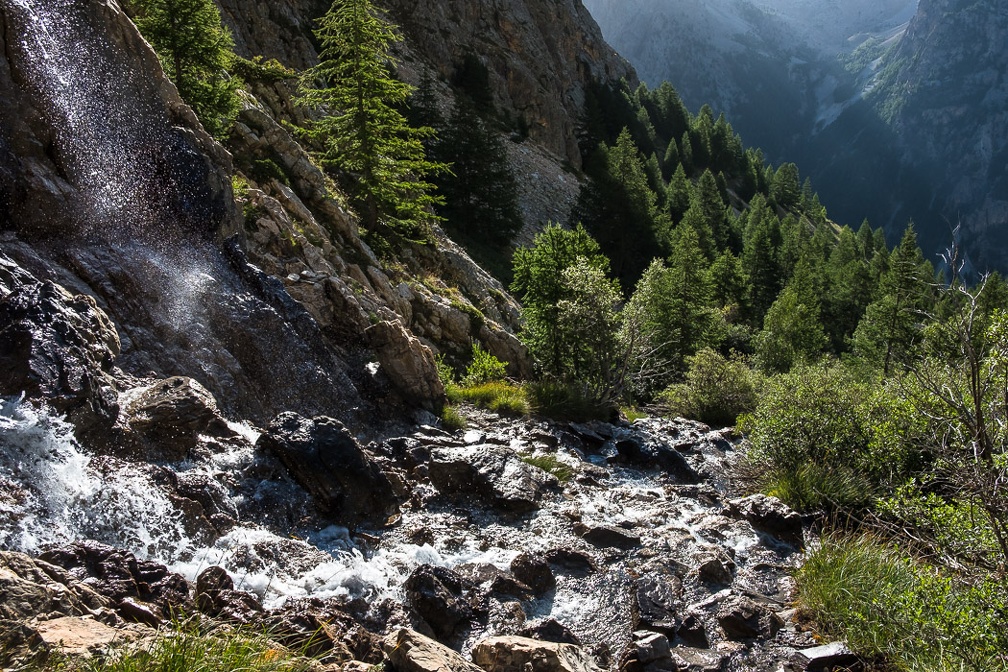 Cascade dans le Vallon des Houerts