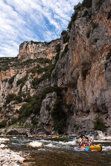 Les Gorges de l'Ardèche en canoë