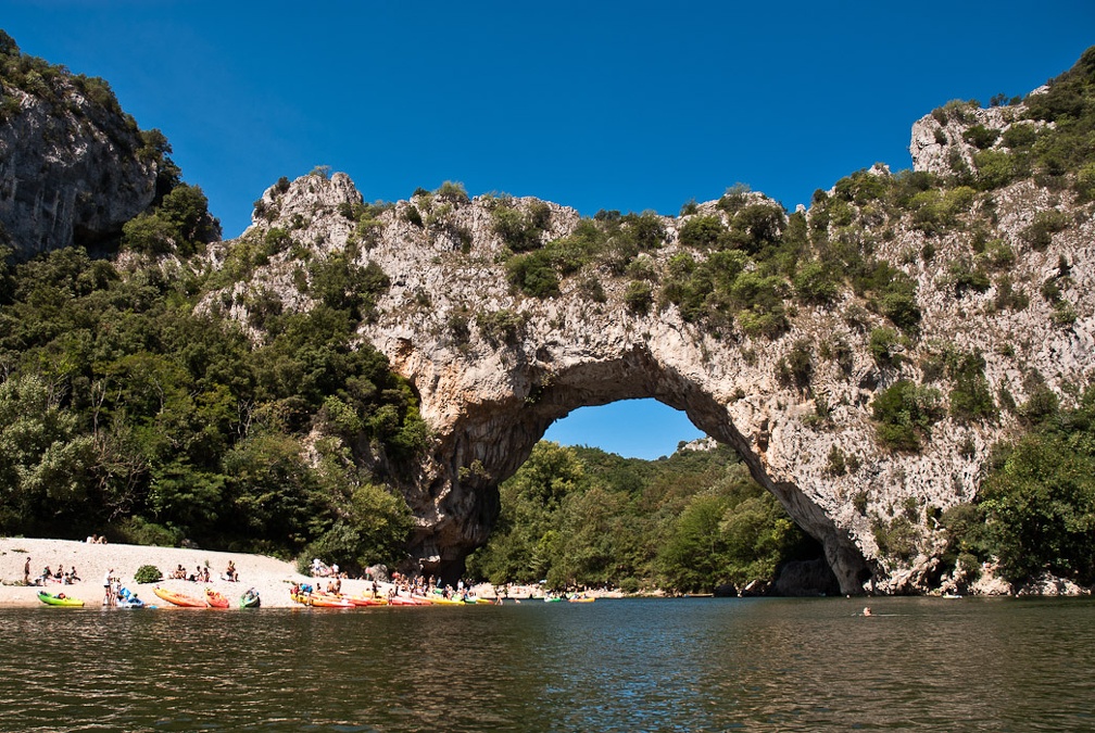 Les Gorges de l'Ardèche en canoë