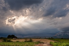 Orages autour de Sainte-Victoire