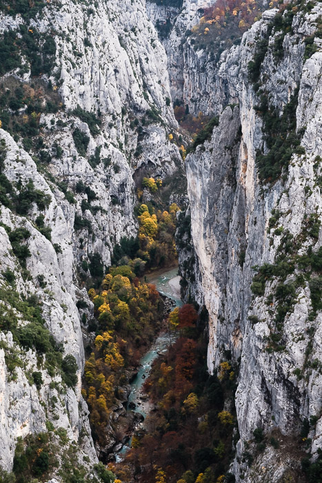 L'automne dans les Gorges